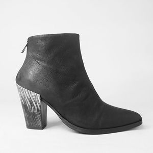 AllSaints Grey Beau Booties